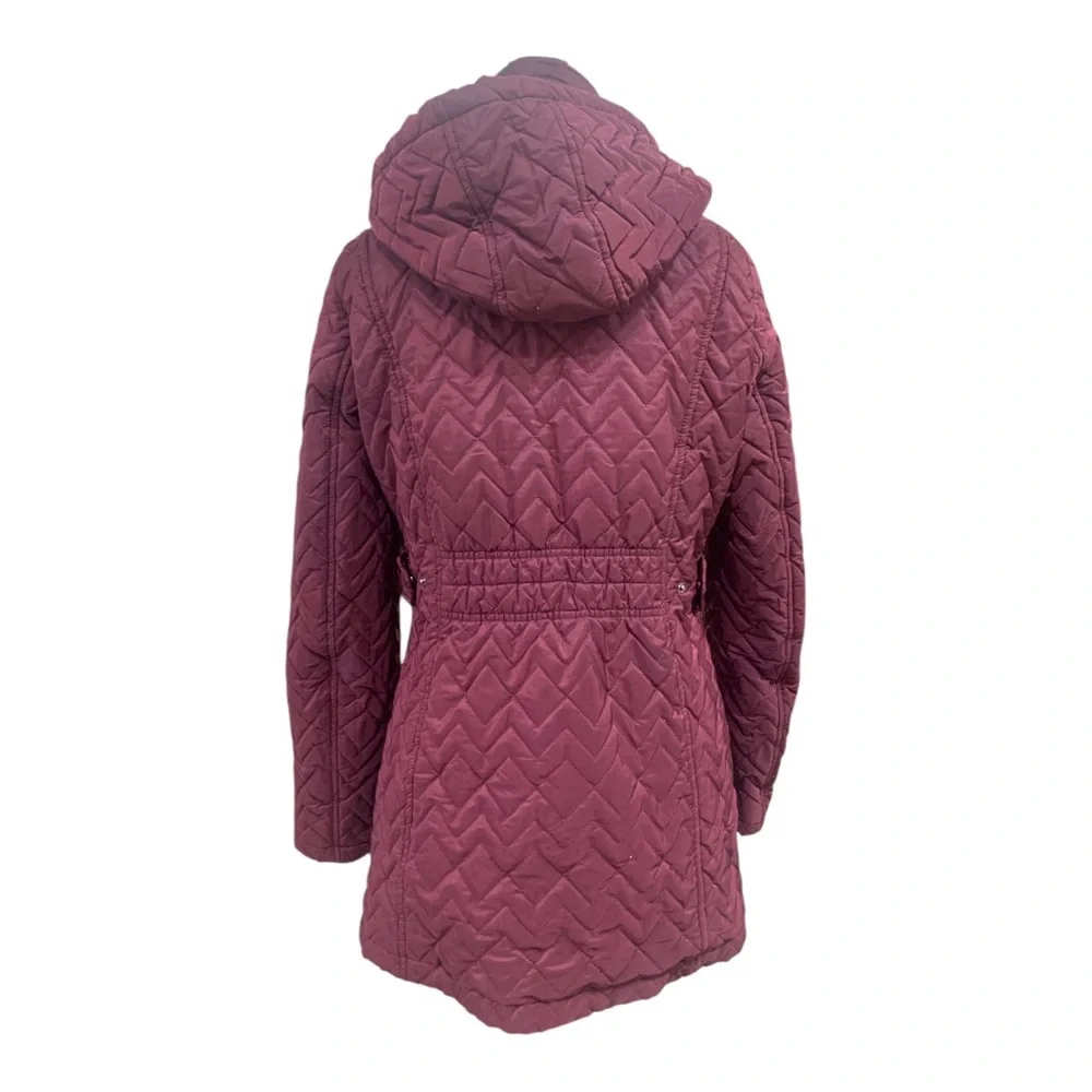 Calvin Klein Women's Hooded Quilted Puffer Jacket - Picture 4 of 12